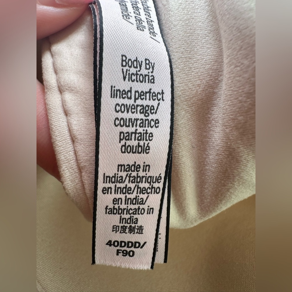 Victoria’s Secret Body by Victoria‎ Lined Perfect Coverage Bra 40DDD Nude Tan - Picture 9 of 10
